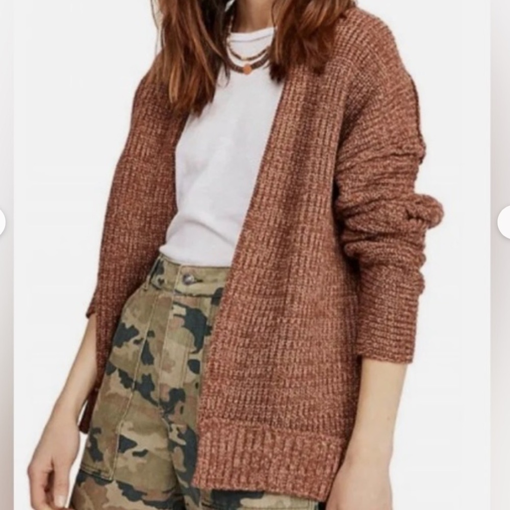 NWOT Free People High Hopes Cardi Mariposa Combo Cardigan Small XS